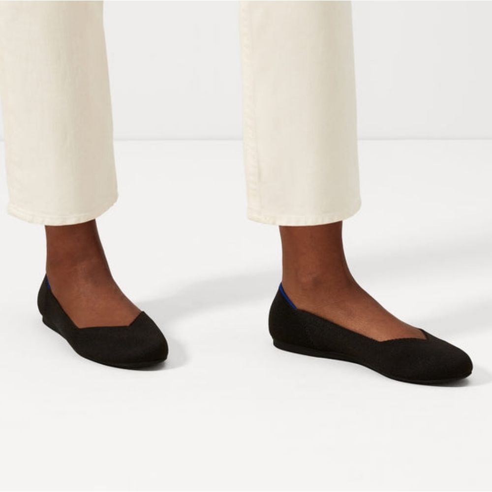 ROTHY'S "The Flat" Black‎ Size 6.5